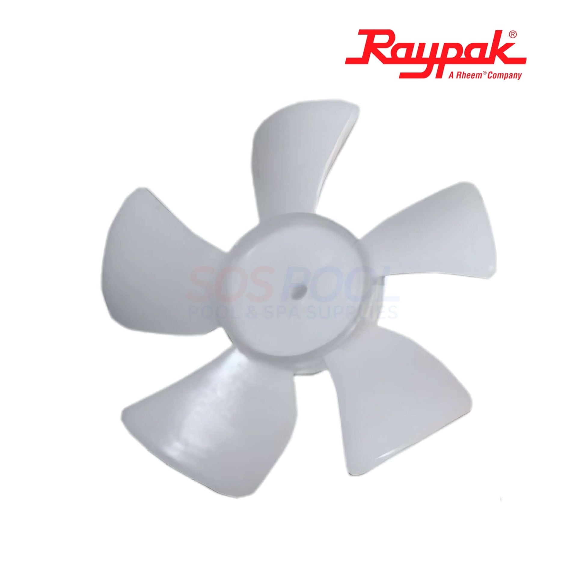 Raypak D-2 Power Vent Blower Kit | 008156F white blower fan for Raypak heaters, compatible with pool supplies and swimming pool parts.