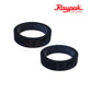Raypak Heater Inlet Outlet Flange for 334-824 | 002477F black flanges for P-Series heaters, part of SOS Pool supplies.