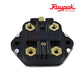 Raypak High Limit Switch for ELS 552 & 1102 | 001811F, a black surface-mounted safety device for pool heaters, featuring secure screw terminals.