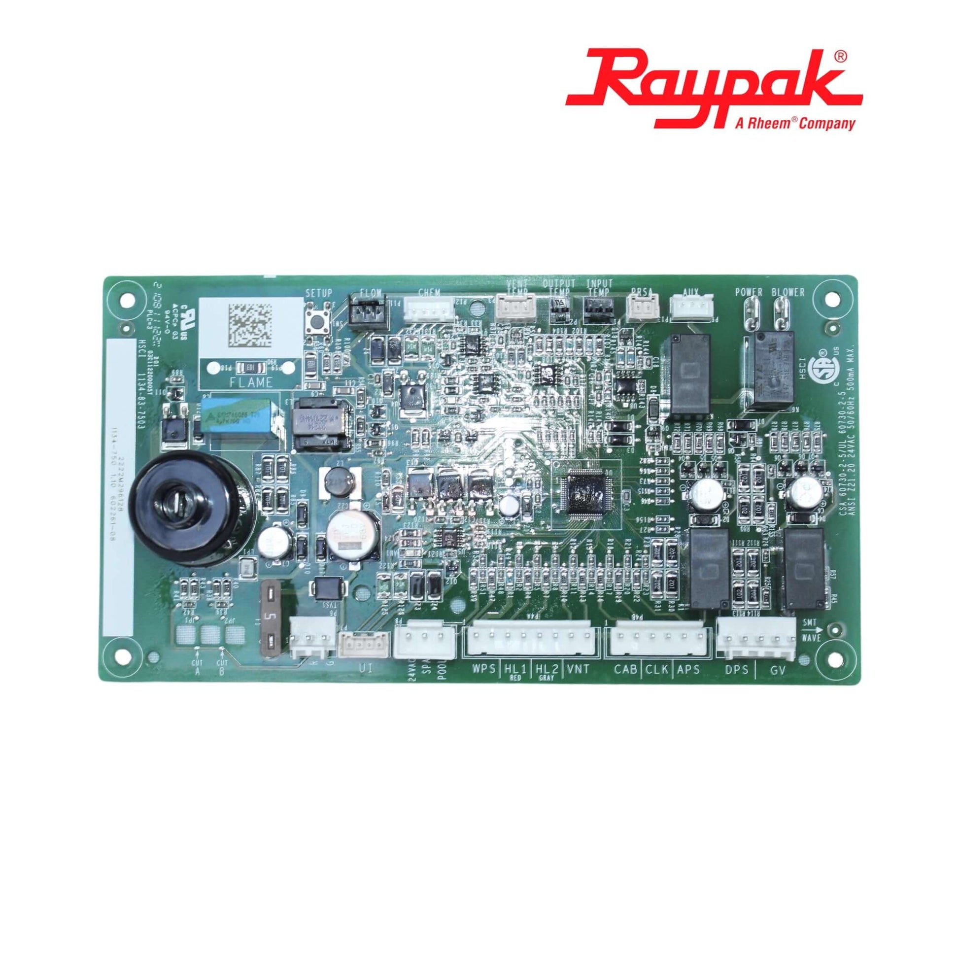Raypak ignition control board kit for AVIA 264A heater, part number 018857F, by SOS Pool.