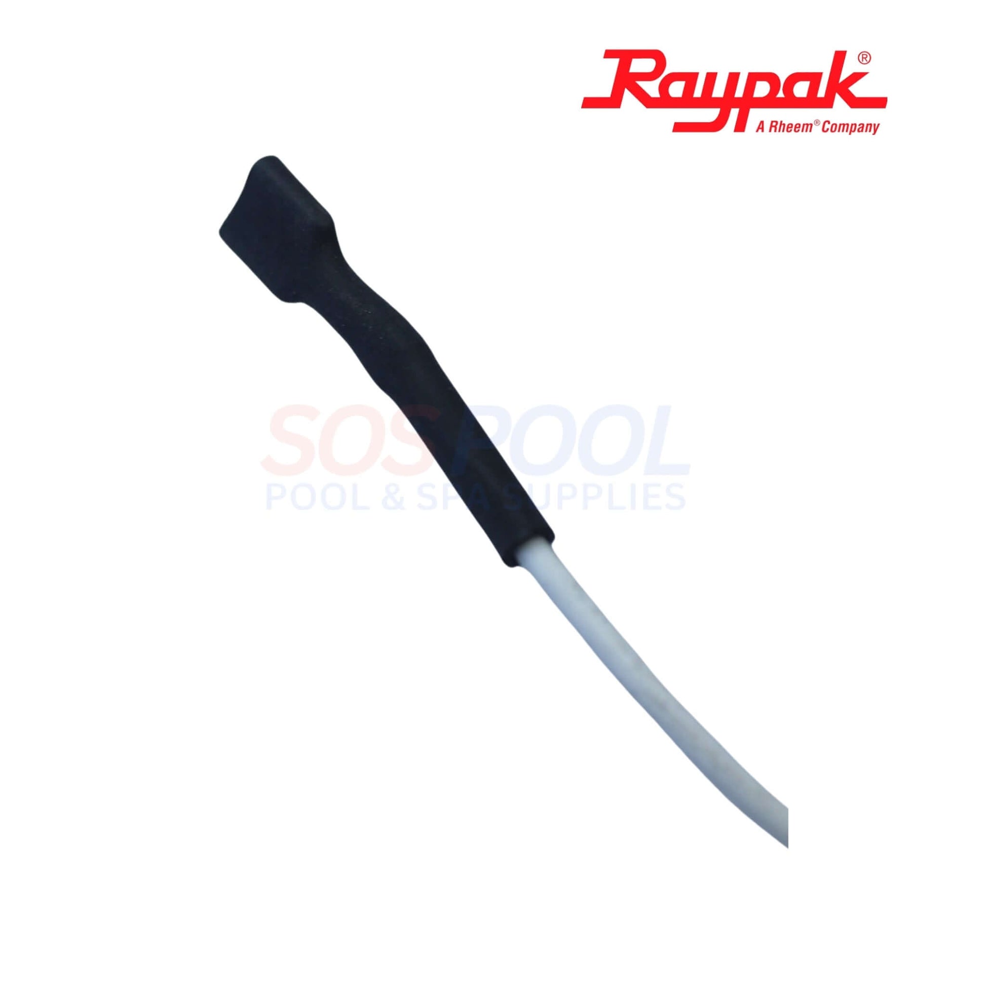 Raypak Low NOx Natural Gas Pilot For R185A-R405B | 008155F close-up view with black and white wiring for pool heater ignition.