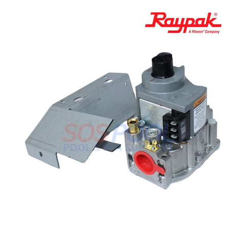 Raypak Natural Gas On/Off Valve 010329F for Low NOx Heaters. SOS Pool, reliable and efficient gas control.