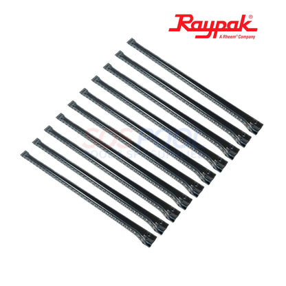 Raypak SRV Burner Kit for Heaters, 10 Pack, stainless steel burners 100-10000414, ideal for SOS Pool maintenance.