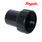 Raypak Union Pump Protege 1.5" PVC connector for RPVSP1 Pump, durable design for easy maintenance, SKU 018230F.