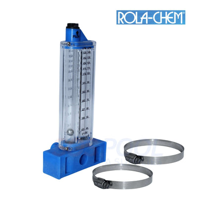 Rola-Chem Vertical Mount Flowmeter | 40-140 GPM | 2" | 570351V