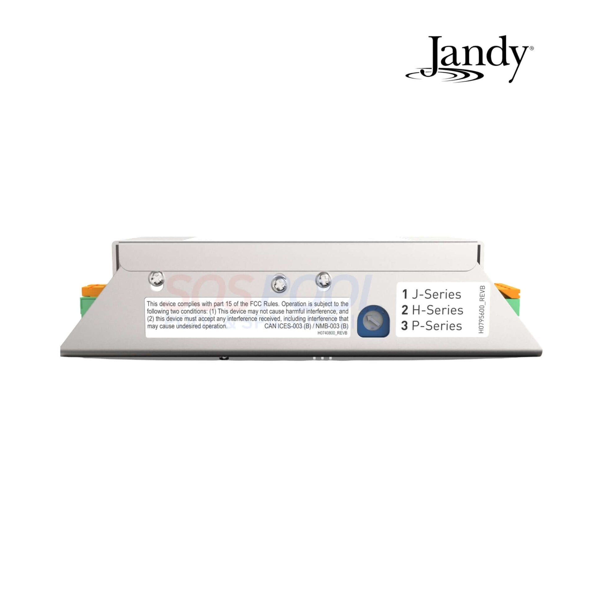 Jandy SMARTSYNC60W Smart Sync LED Adapter for pool lighting control, featuring sleek design and compatibility with multiple series.