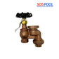 3/4" Brass Anti-Siphon Valve w/ Union and Wheel Handle | ASUW-075