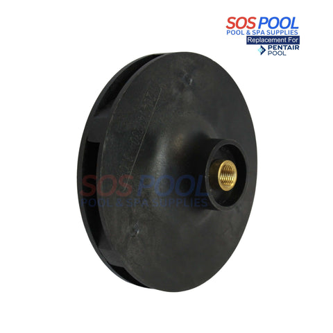 SOS Pool 3HP Impeller for Pentair Whisperflo and Intelliflo pumps, model PCG073131, showing durable construction.