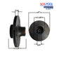 SOS Pool Impeller for Pentair WhisperFlo, dimensions shown (7/16" x 5" x 2/8" x 2/4" x 3/4") for optimal pump performance.