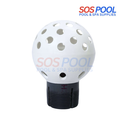 SOS Pool Non-Clog Pool Skimmer Ball Basket model 1005 for efficient debris trapping and easy installation.