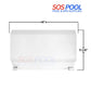 SOS Pool Weir Flap for Admiral Skimmers, dimensions 8" x 5 1/8", easy installation for efficient debris collection.