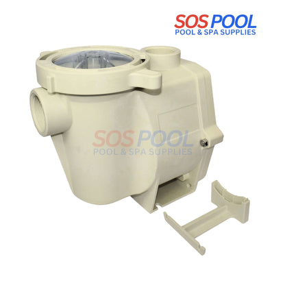 SOS Pool Wet End Volute Pot Kit for WhisperFlo pumps, ideal replacement part for 2HP models.
