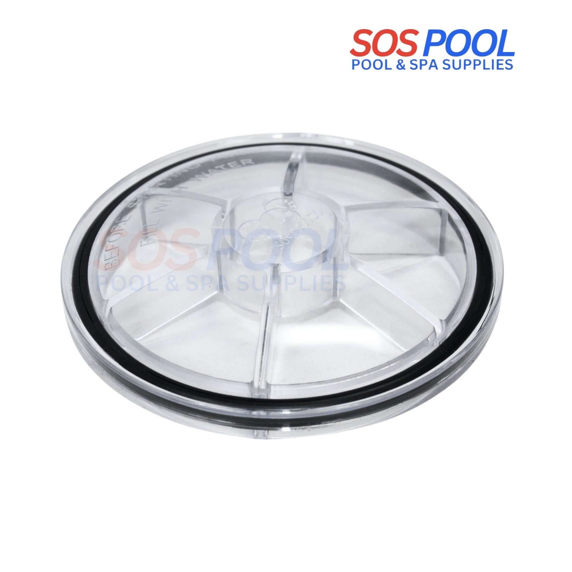 SOS Pool Wet End Volute Pot Kit component for WhisperFlo Pumps, high-quality pump basket with O-ring.