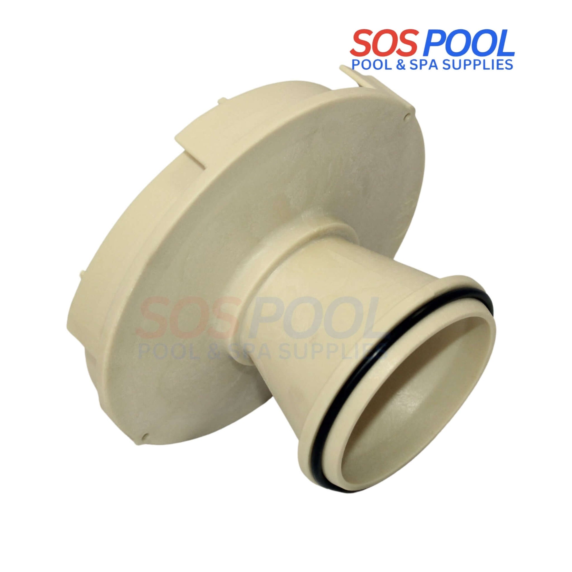 SOS Pool Wet End Volute Pot Kit component for WhisperFlo Pumps, durable replacement part for 2HP models.