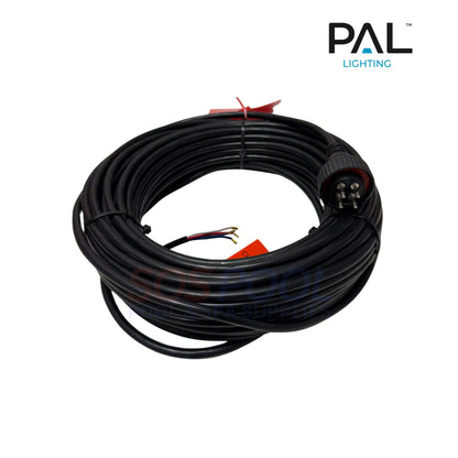 PAL Lighting Replacement Cable and Plug Set For Nicheless Lights | 80' | 64-EG080CP