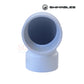 SW-39-913 | Swimables 2" Socket x 2" SPG Sweep 90 Degree Elbow in white, ideal for pool plumbing and low-resistance flow.