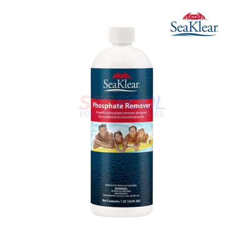 SeaKlear Pool Water Phosphate Remover | 32oz | 90207SKR bottle with label, designed for residential and commercial pools.