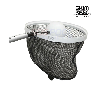 Skim360 Floater Leaf Net for effortless pool cleaning. Durable polyester mesh, 360° floating hub. SKU: SOS Pool.