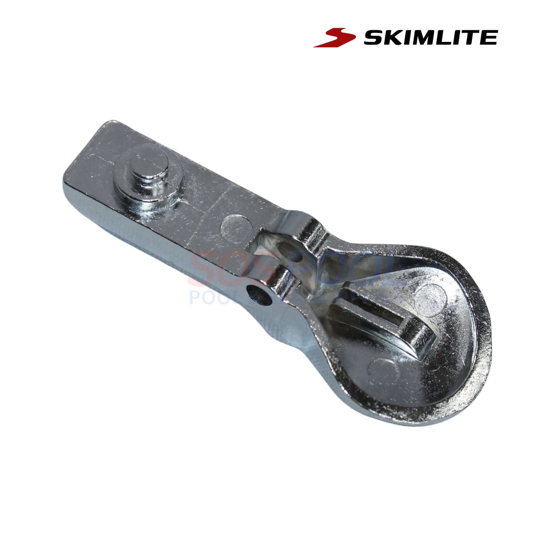 SkimLite Replaceable SnapLite Button | 604 in silver, showcasing durability for swimming pool parts and SOS Pool supplies.