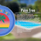 Solar Sun Rings Pool Cover with Palm Design, 5', solar heating, water anchor, floats without sinking.