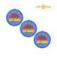Solar Sun Rings Pool Cover | Palm Design | 5' x 5' | SSRA-100