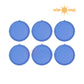 Solar Sun Rings Pool Cover | Plain Blue | 5' x 5' | SSR-BL-02