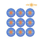 Solar Sun Rings Pool Cover | Sunburst Design | SSRA-SB-02
