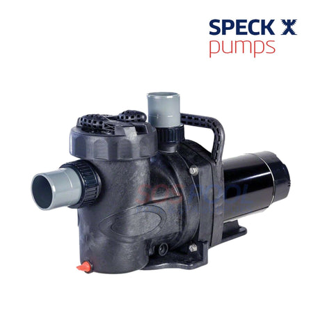 Speck Badu Pro-II 1 THP Pump with 2 inch connections, energy-efficient motor, ideal for small to medium inground pools by SOS Pool.