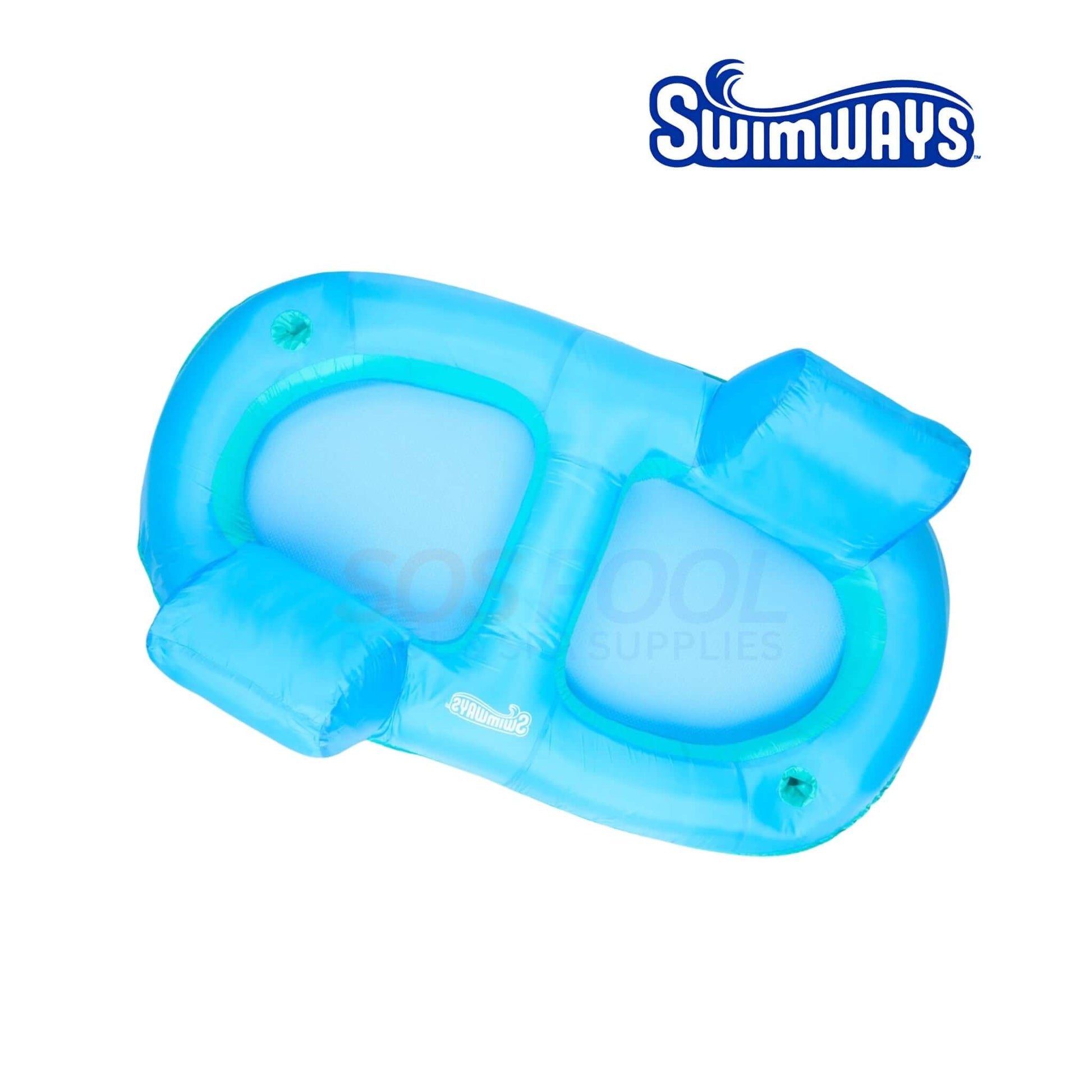 SwimWays Premium Spring Float Duo for two, perfect for SOS Pool relaxation, SKU 6071270.
