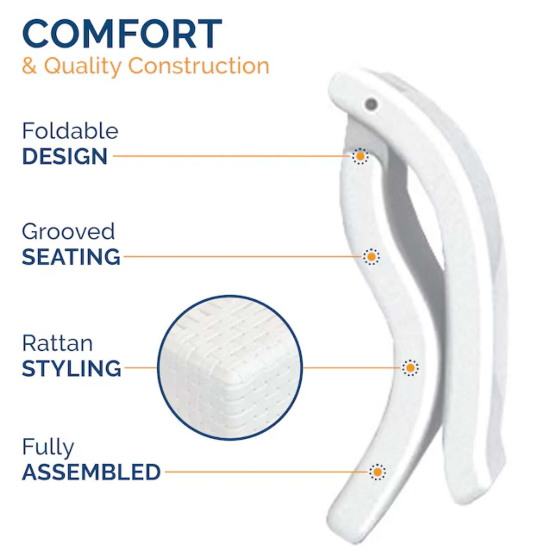 SwimWays Terra Sol Sonoma Pool Lounge features foldable design, grooved seating, rattan styling. SKU: SOS Pool.