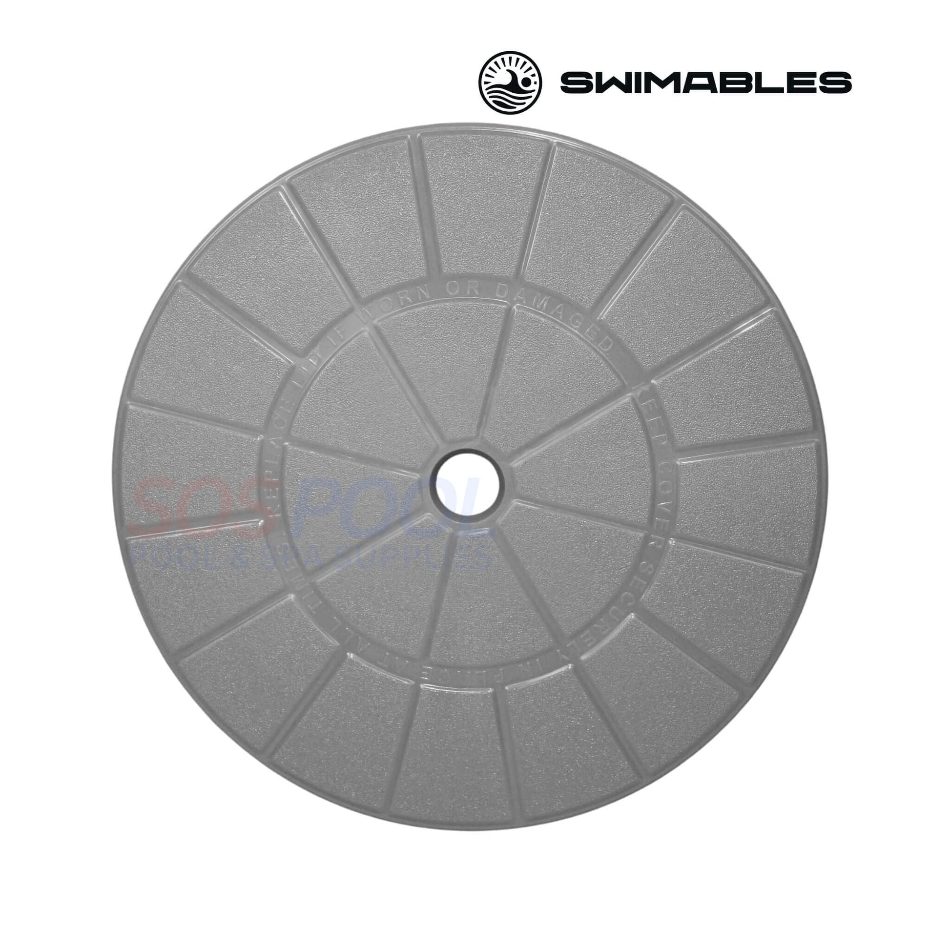 Swimables American Products Skimmer Lid 9.125" Gray SW-93-114 for optimal pool skimmer performance | SOS Pool