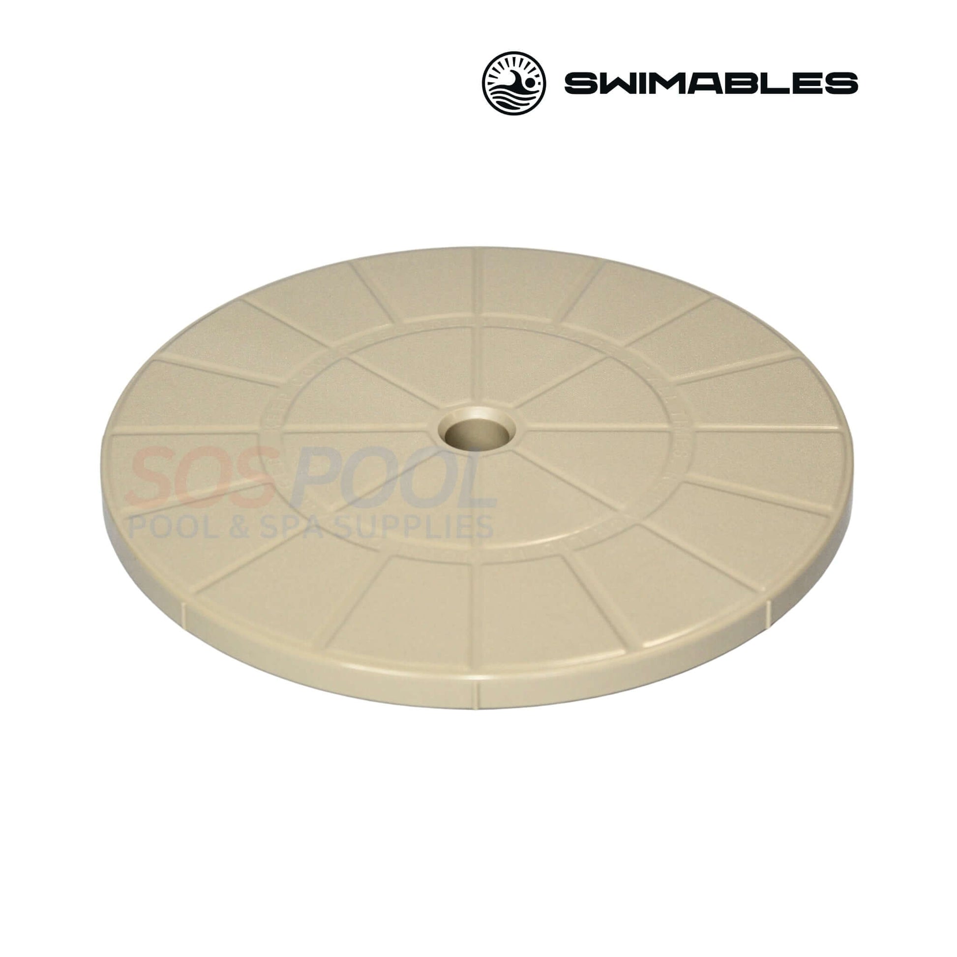 Swimables American Products Skimmer Lid, 9.125", tan skimmer lid for optimal coverage, SOS Pool