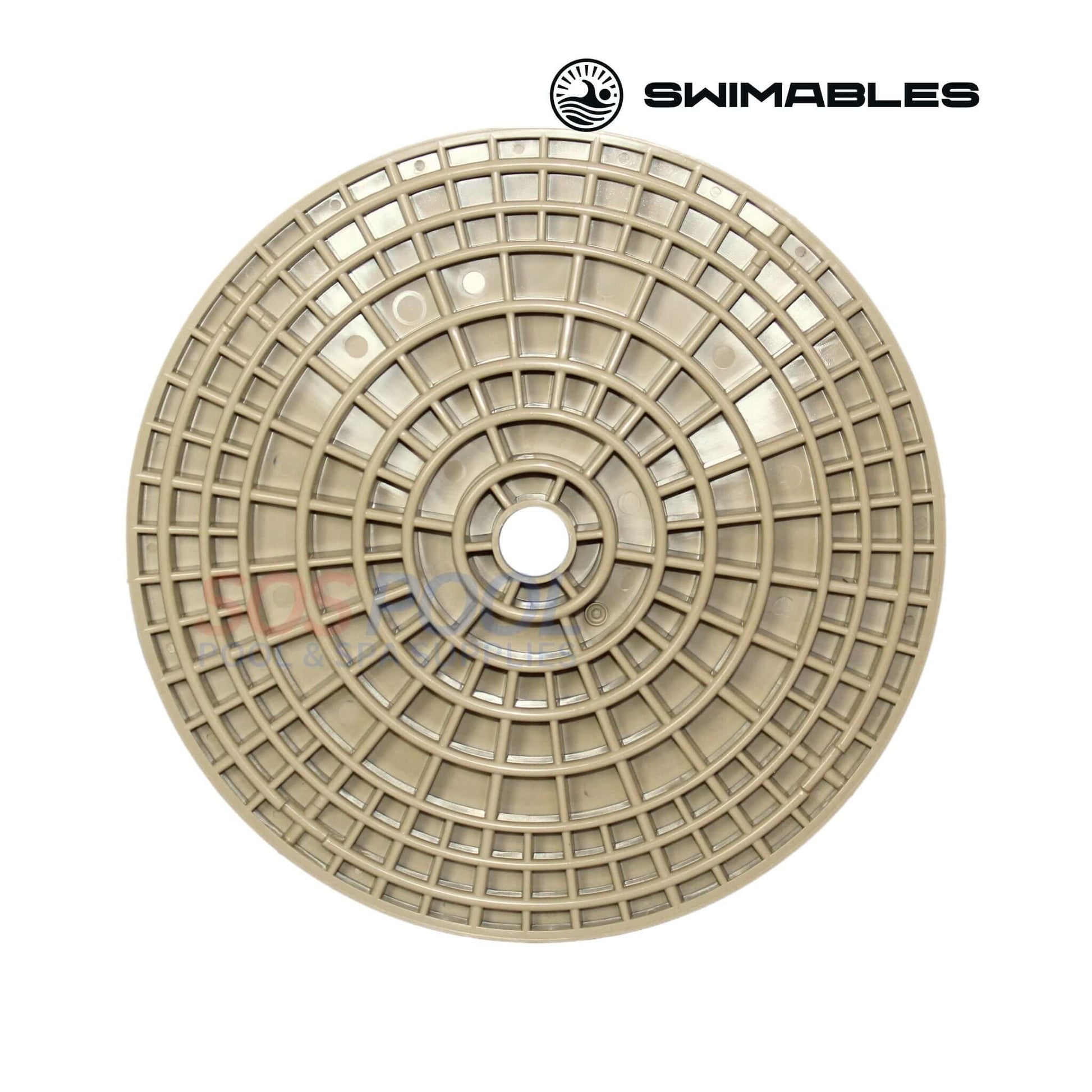 Swimables American Products Skimmer Lid 9.125 inch Tan 85007430 SW-93-115 for SOS Pool maintenance.