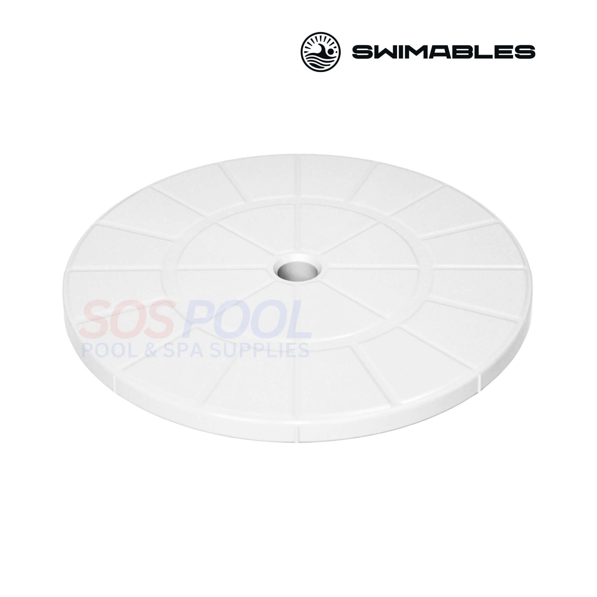 Swimables American Products Skimmer Lid, 9.125", White - Optimal Fit for SOS Pool Maintenance