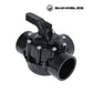 Swimables CPVC 3-Way Diverter Valve SW-35-320 for efficient pool and spa water flow management, SOS Pool compatible.