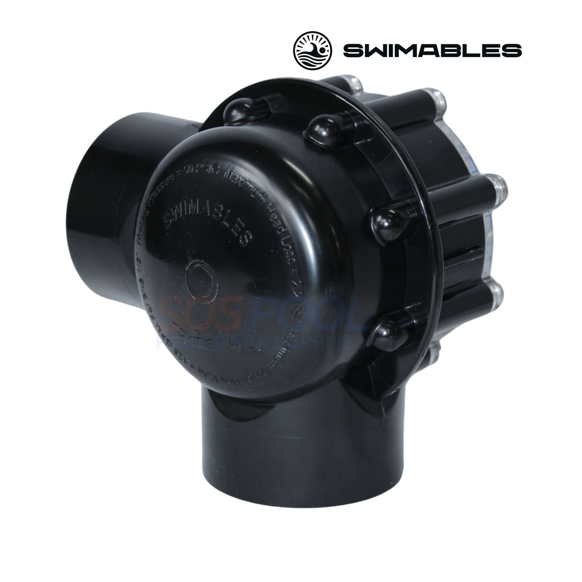 Swimables CPVC 90 Degree Check Valve 7512 2 inch x 2.5 inch SW-35-920 for SOS Pool systems.