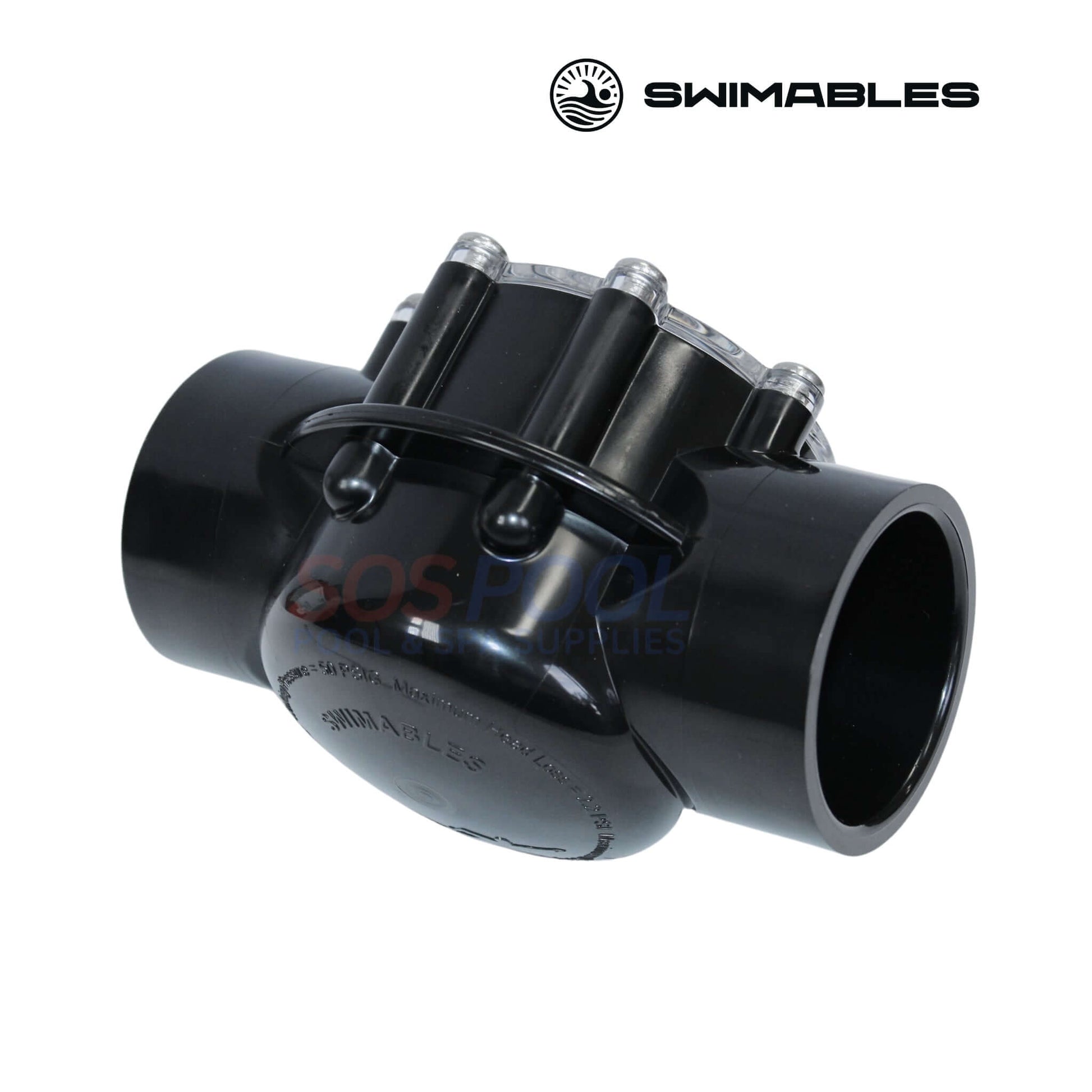 Swimables CPVC Check Valve SW-35-120, 2" x 2.5", compatible with Jandy 7305, SOS Pool supplies, durable and corrosion resistant.