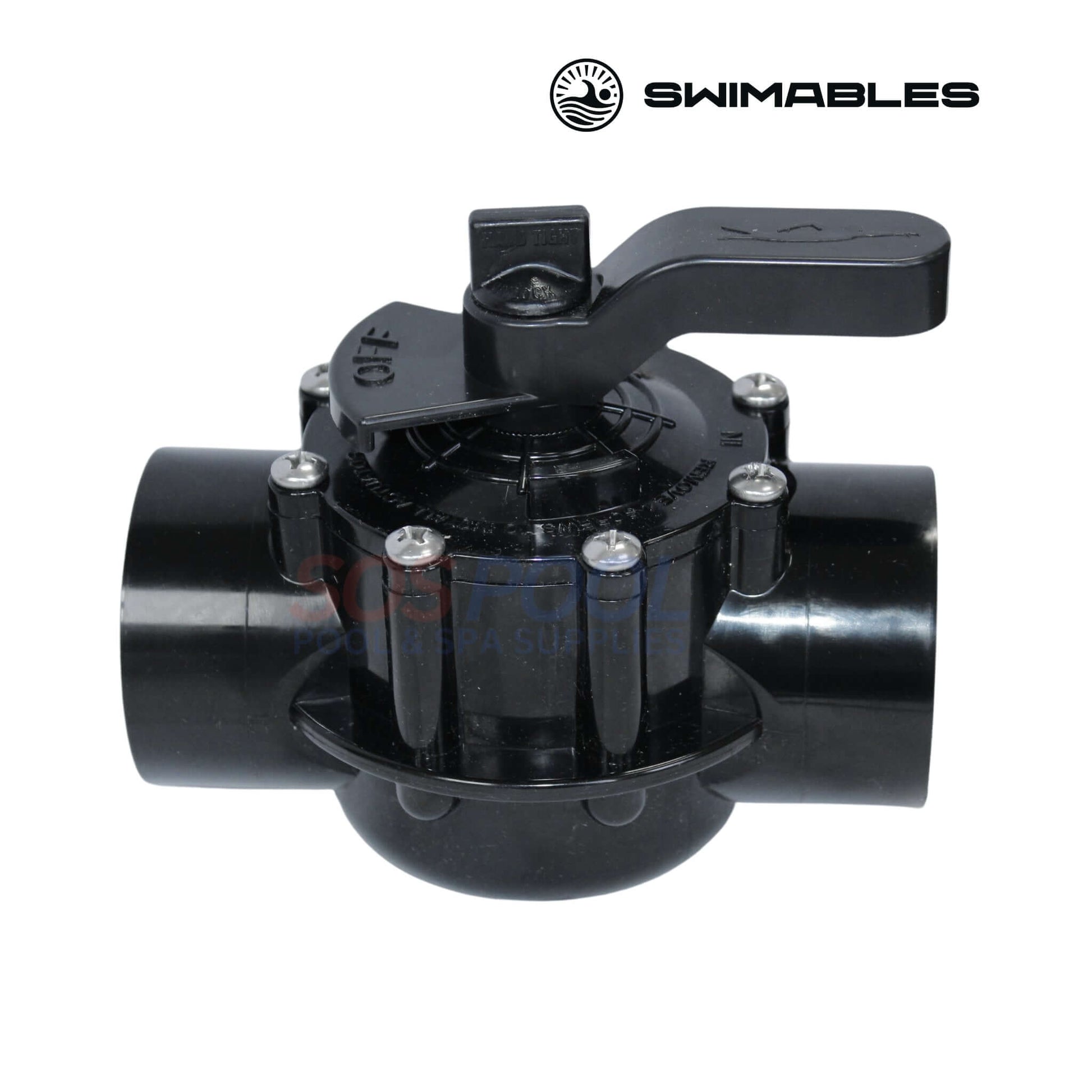 Swimables CPVC Diverter Valve 4716, 2" x 2.5", SW-35-220 for efficient pool and spa water flow management by SOS Pool.
