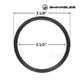 Swimables Diffuser Gasket For Pentair SuperFlo 355030 | SW-80-030