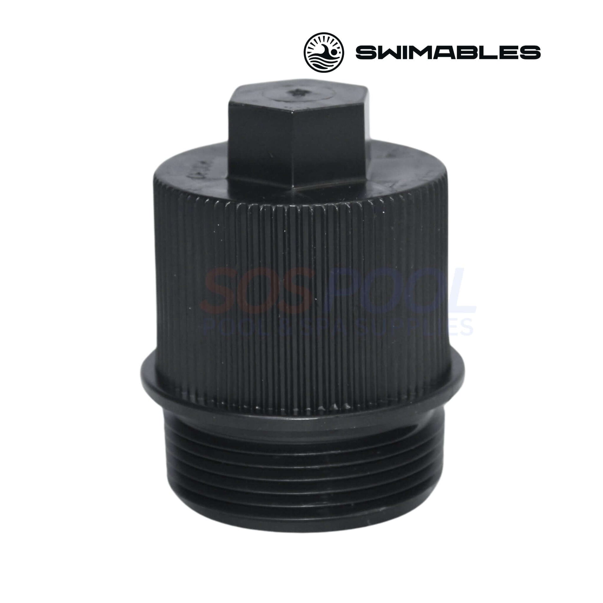 Swimables Drain Cap with O-Ring for Pentair Filters SW-26-030, ensures secure sealing for SOS Pool maintenance.
