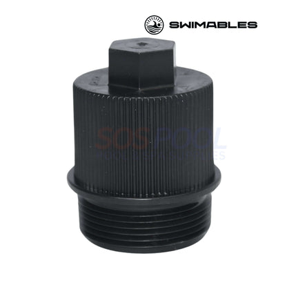 Swimables Drain Cap with O-Ring for Pentair Filters SW-26-030, ensures secure sealing for SOS Pool maintenance.