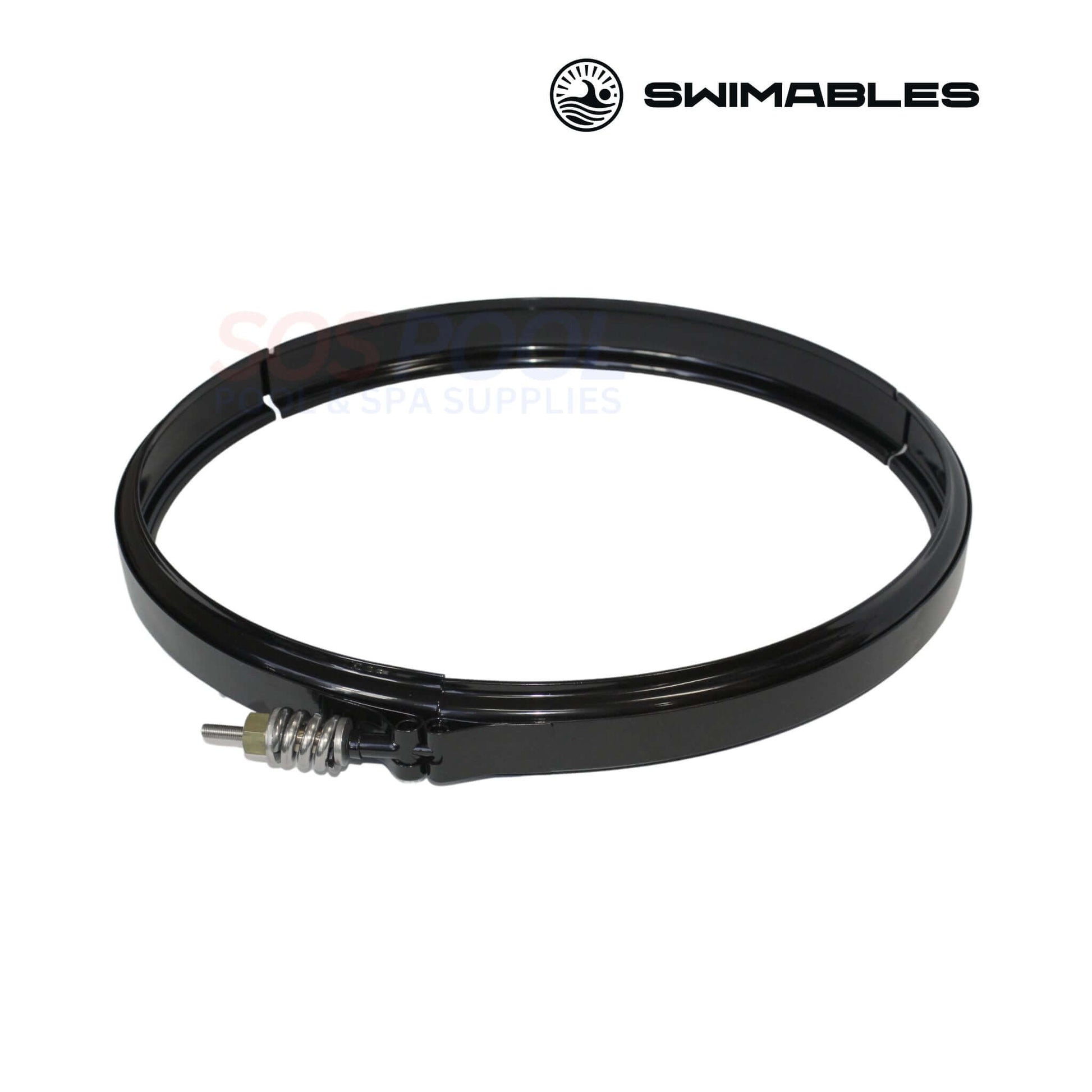 Swimables Filter Tension Control Clamp Kit in black, compatible with Pentair 190003 for SOS Pool maintenance.
