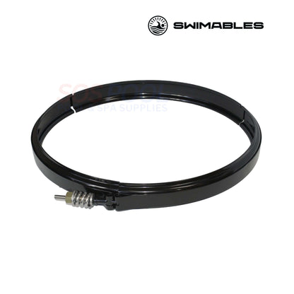 Swimables Filter Tension Control Clamp Kit in black, compatible with Pentair 190003 for SOS Pool maintenance.