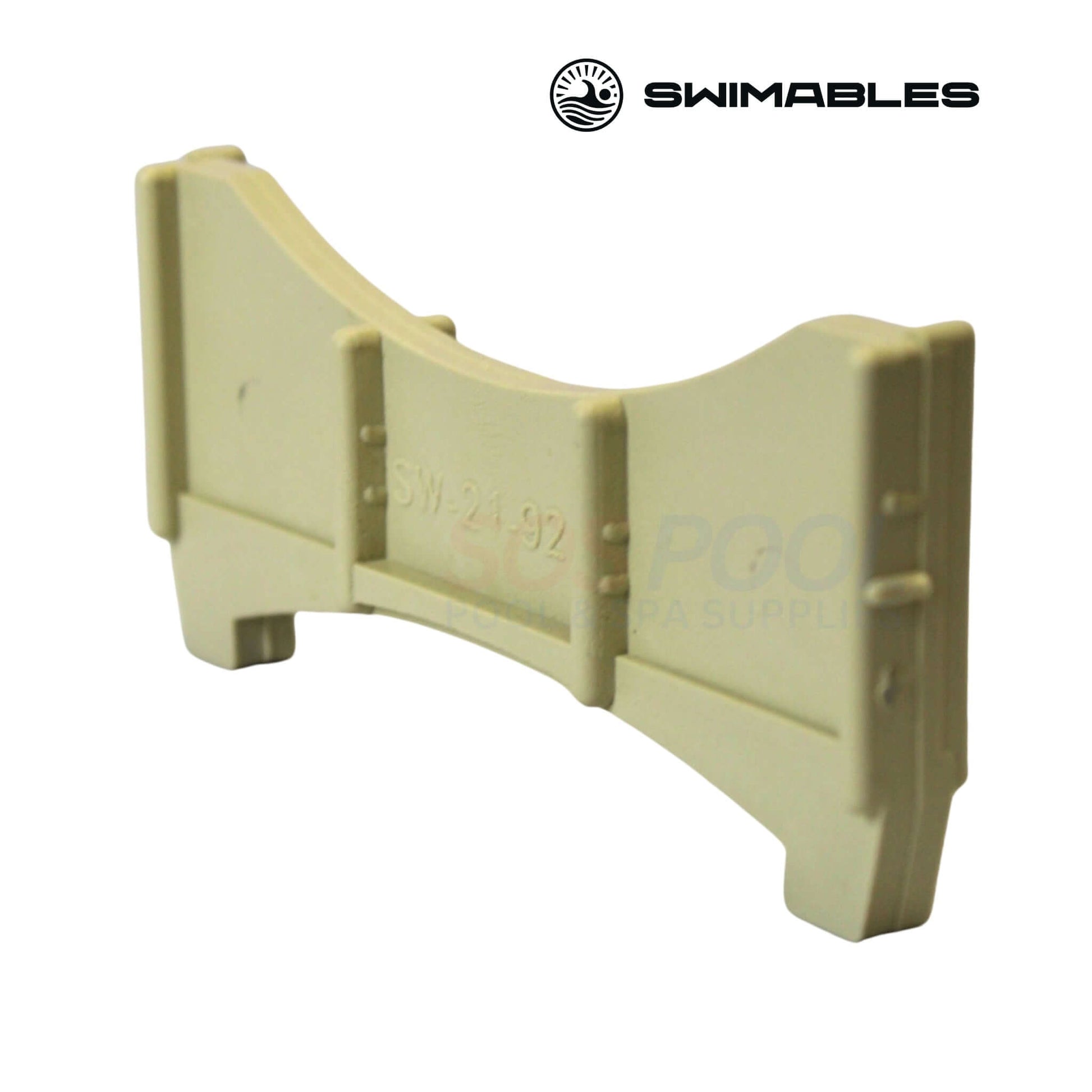 Swimables SW-21-929 Foot Insert, a cream-colored motor support for WhisperFlo & IntelliFlo pumps, ideal for pool repair.