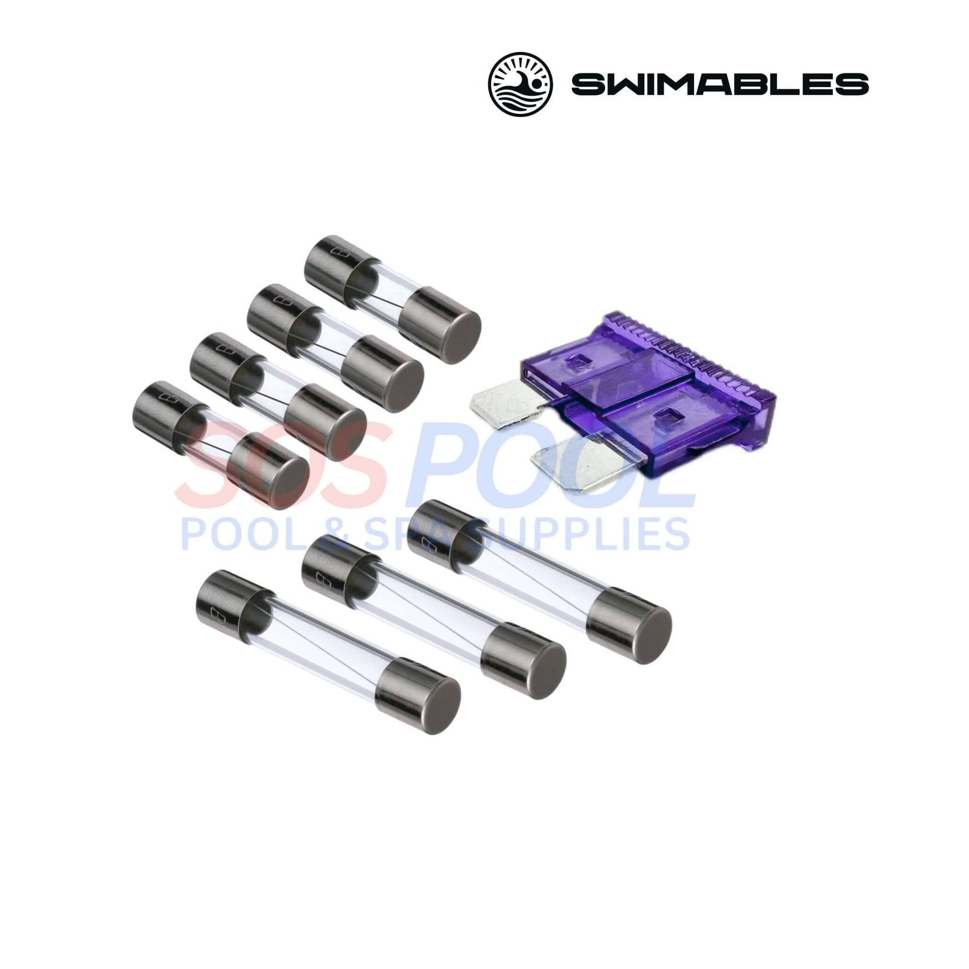 Swimables Fuse Service Kit SW-42-015 for Hayward H-Series heaters, includes fuses, reliable protection from SOS Pool.