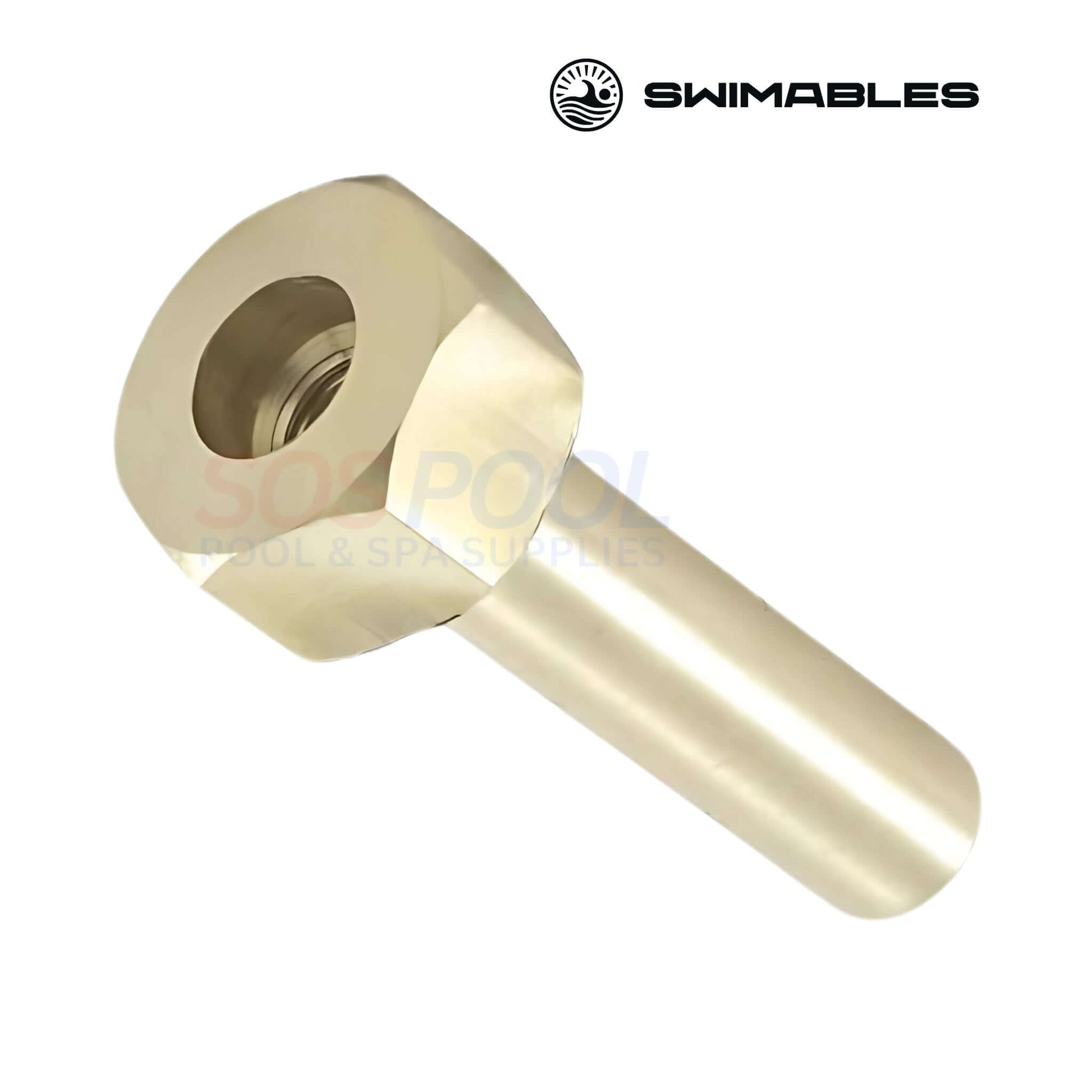 Swimables Hayward Filter Brass Sleeve Nut | DEX2400JN | SW-27-110, premium brass design, essential swimming pool part, SOS Pool