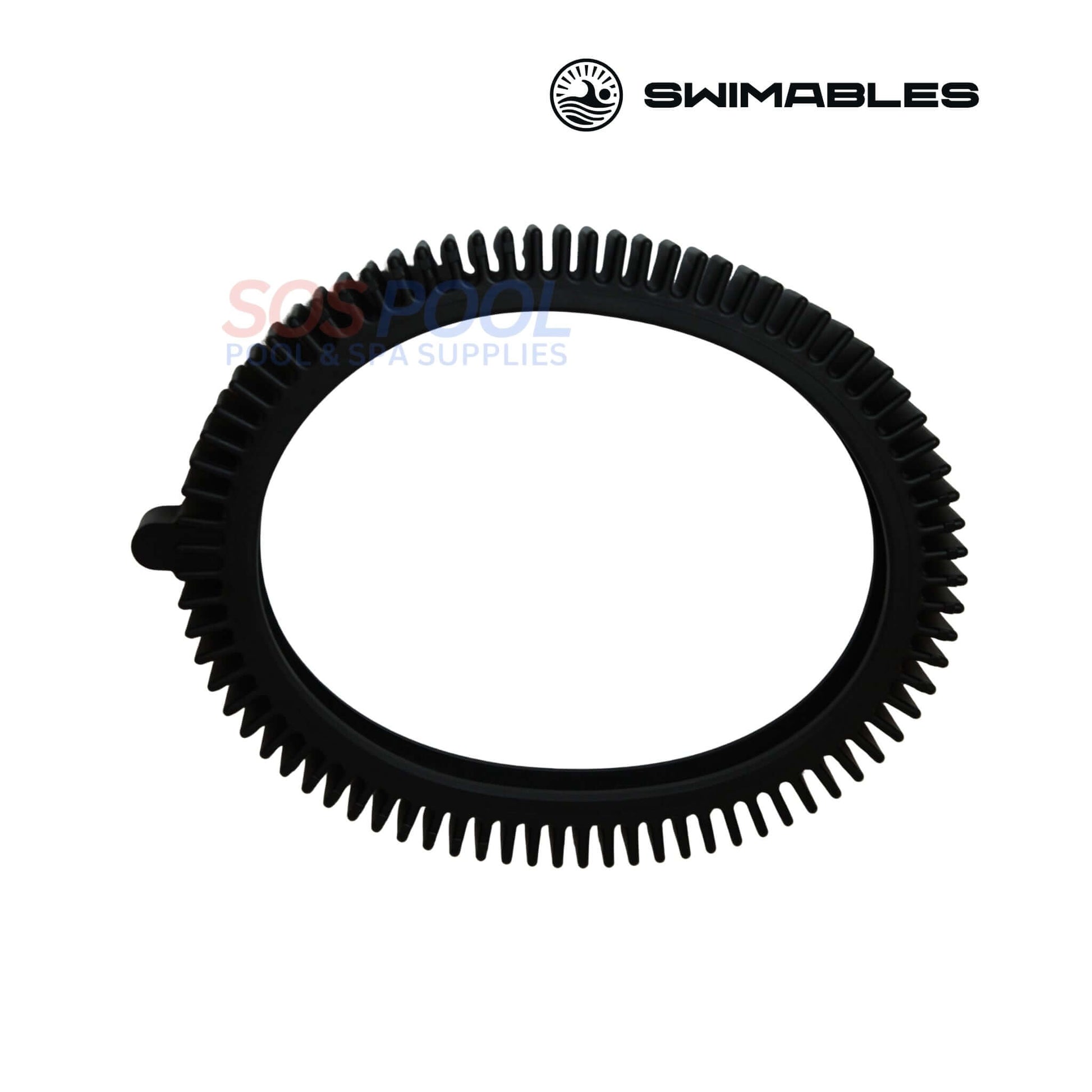 Swimables Hayward Poolvergnuegen Tires with Super Hump | 896584000-594 | SW-61-594, black tire with raised tread, ideal for pool cleaners.