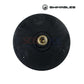 Swimables Hayward Pump 1HP Impeller | SPX2607C | SW-22-003, black impeller top view, designed for pool filtration systems. SOS Pool supplies.