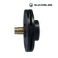 Swimables Hayward Pump 1HP Impeller | SPX2607C | SW-22-003 side view, black design, essential for pool supplies and swimming pool parts.