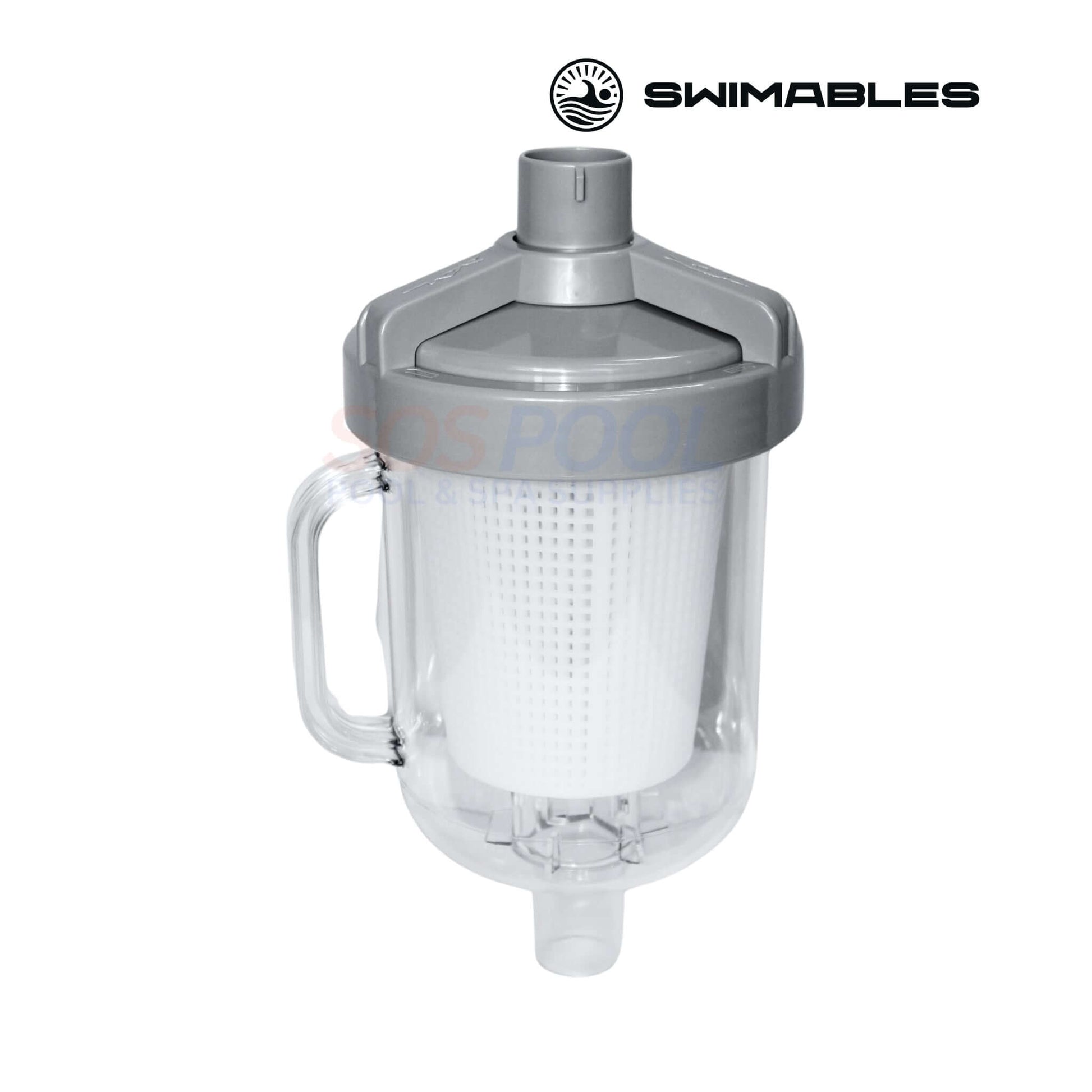 Swimables Heavy-Duty Standard Pool Leaf Canister SW-10-560 for debris control in pools - SOS Pool